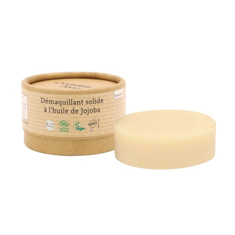 Démaquillant solide à l’huile de jojoba - Version 3 - Comme Avant
