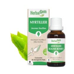 BOURGEONS DE MYRTILLIER BIO - HERBALGEM - 30ml