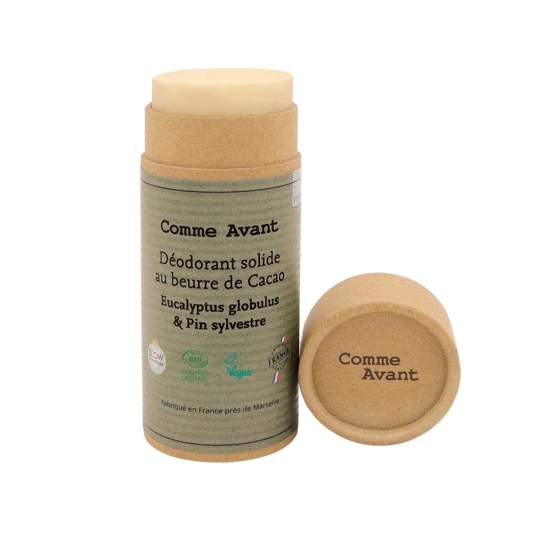 Déodorant solide eucalyptus & pin sylvestre – Bio, efficace et zéro déchet | Comme Avant