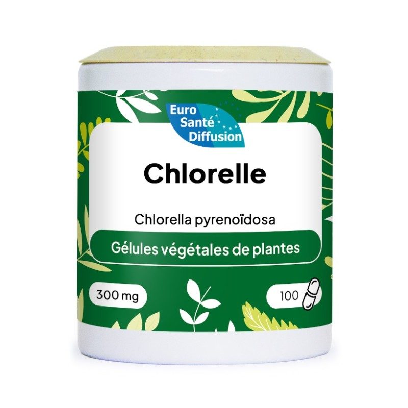 Gélules de Chlorelle 300 mg – Vitalité, digestion & détox | Euro Santé Diffusion