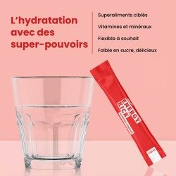 Energy Kick – Boisson énergétique naturelle au guarana & ginseng – 10 sticks