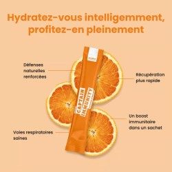 Captain Immunity – Booster d’immunité naturel avec Vitamine C, Zinc & Échinacée – 10 sticks