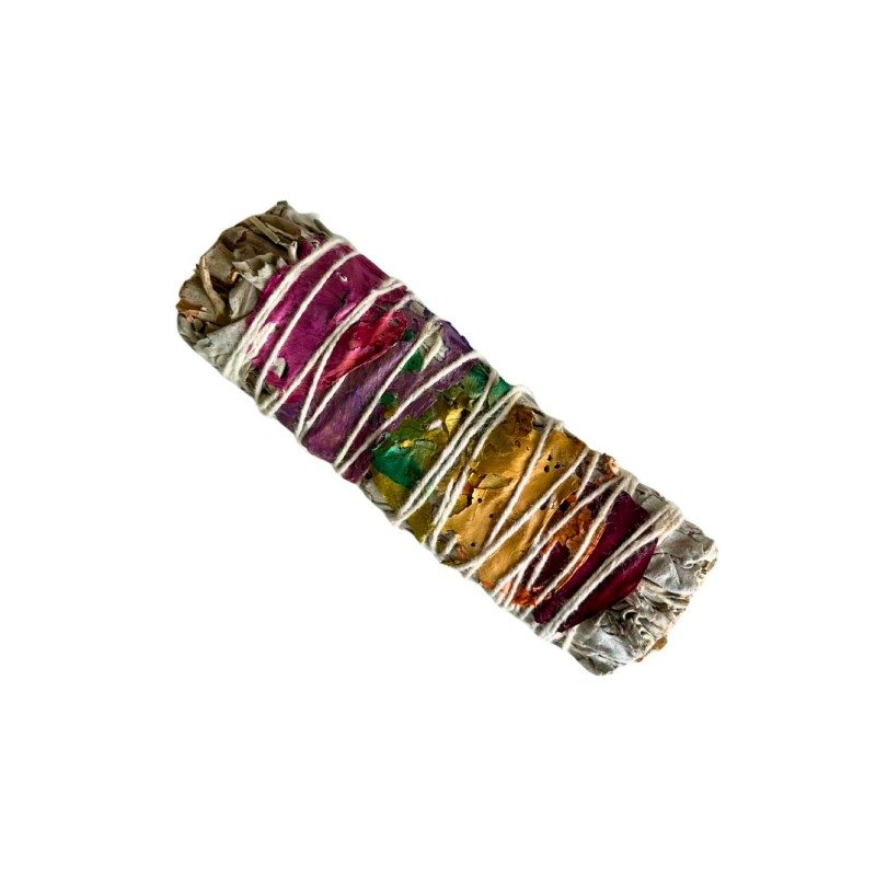 Bâton de sauge blanche 7 chakras – Purification & Protection énergétique