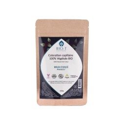 Coloration végétale Brun Foncé B BIO-T 100 g – Cheveux blancs & naturels