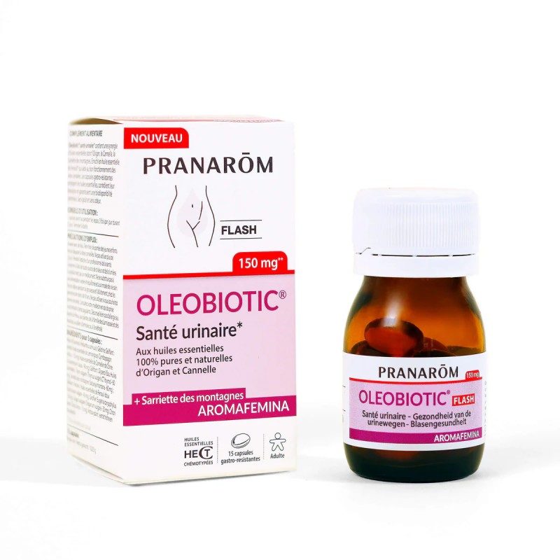 Oleobiotic® Santé Urinaire FLASH - confort urinaire et huiles essentielles concentrées - Pranarôm