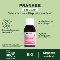 Sirop toux bébé Bio PranaBB – calme et protège la gorge dès 1 an