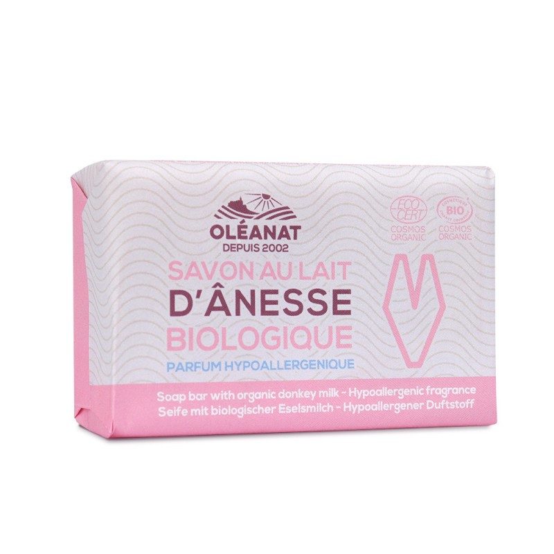 Savon au Lait d’Ânesse Bio – Douceur Peaux Sensibles