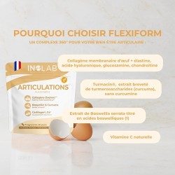 Flexiform – Complexe Articulaire 360°Flexiform - Collagène, Curcuma, Boswellia...