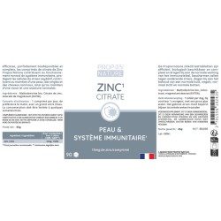 Citrato de Zinc - 60 tabletas