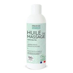 Huile de soin & massage neutre BIO – Visage, corps, cheveux | France-Herboristerie