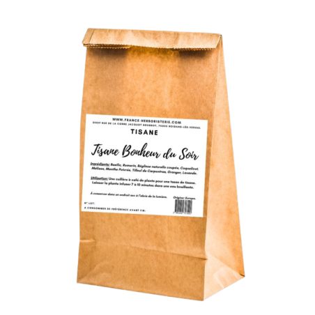 Evening happiness tea pack of 200 grs - France Herboristerie
