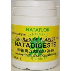 NATADIGESTE 100 Kapseln mit einer Dosierung von 400 mg.