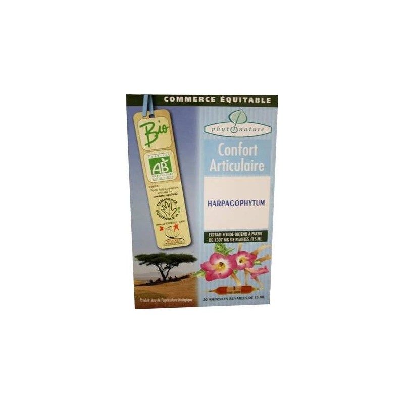 Ampoules de plantes harpagophytum. Ampoules de plantes harpagophytum.