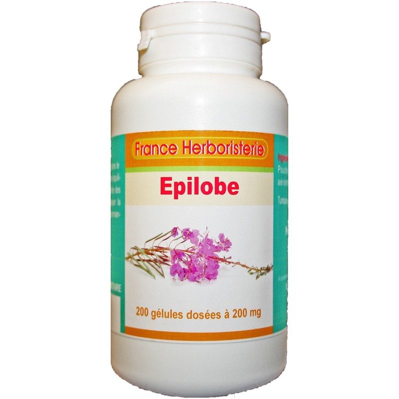 EPILOBE GELULES 200 Kapseln mit einer Dosierung von 200 mg.