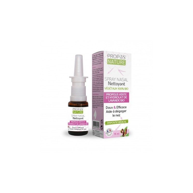 Spray Nasal Propolis Verte Bio et hydrolat de Lavande Bio - 15ml Spray Nasal Propolis Verte Bio et hydrolat de Lavande Bio - 15ml