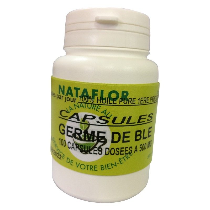 HUILE GERME DE BLE 500 mg. HUILE GERME DE BLE 500 mg.