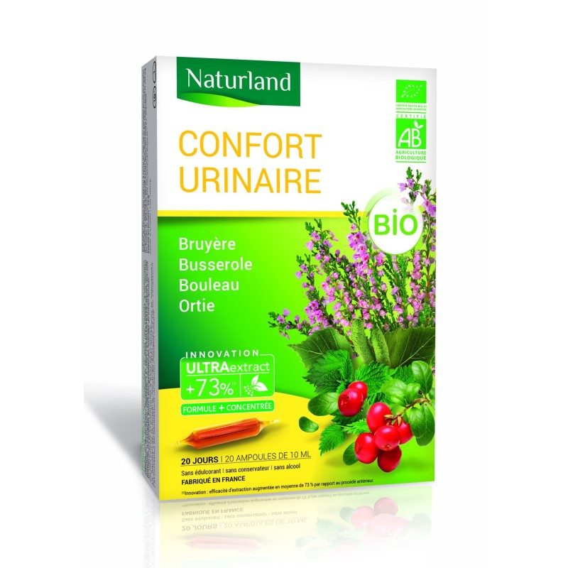 Ampoules de plantes: confort urinaire. Ampoules de plantes: confort urinaire.