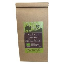 Thé VERT MENTHE BIO sachet de 50 grammes