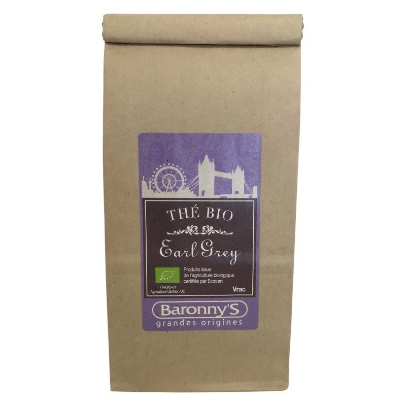 Thé EARL GREY BIO sachet de 50 grammes Thé EARL GREY BIO sachet de 50 grammes