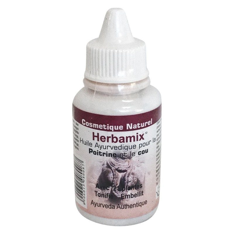 HERBAMIX, huile ayurvédique poitrine et cou