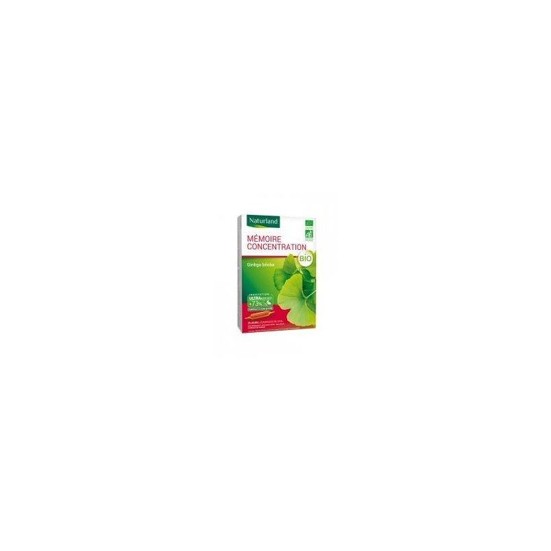 Mémoire Concentration Bio 20 Ampoules Buvables de 10 ml Mémoire Concentration Bio 20 Ampoules Buvables de 10 ml