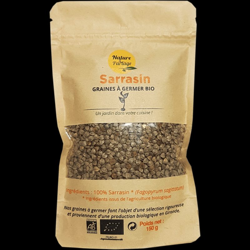 Graines à germer bio de Sarrasin – 150 g