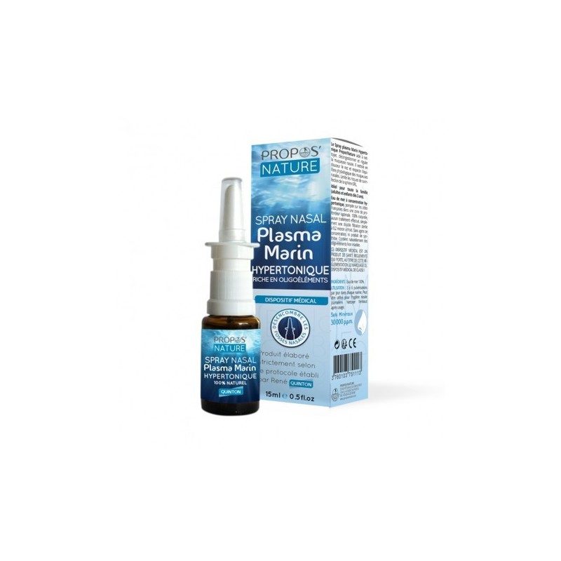 SPRAY NASAL PLASMA MARIN HYPERTONIQUE - 15ML