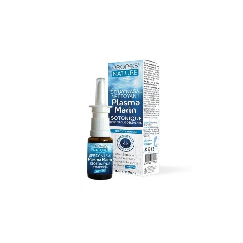 SPRAY NASAL PLASMA MARIN ISOTONIQUE - 15ML SPRAY NASAL PLASMA MARIN ISOTONIQUE - 15ML