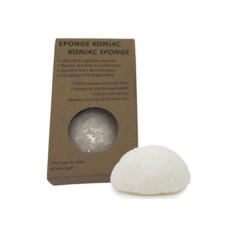 Éponge Konjac naturelle Éponge Konjac naturelle