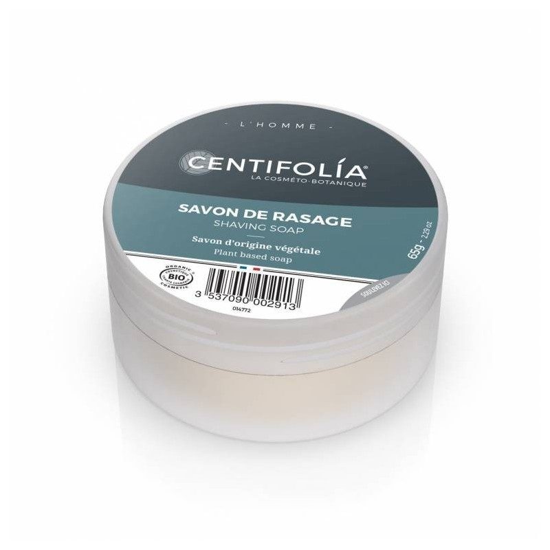 SAVON DE RASAGE, boîte 65g - CENTIFOLIA SAVON DE RASAGE, boîte 65g - CENTIFOLIA