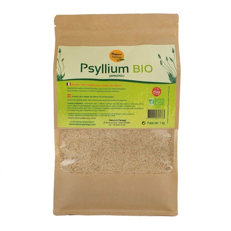 Blonde Psyllium BIO 1 Kilo. Blonde Psyllium BIO 1 Kilo.
