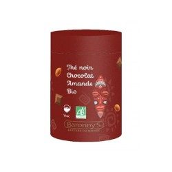 Infusettes Thé noir, Chocolat, Amande BIO - Barrony's