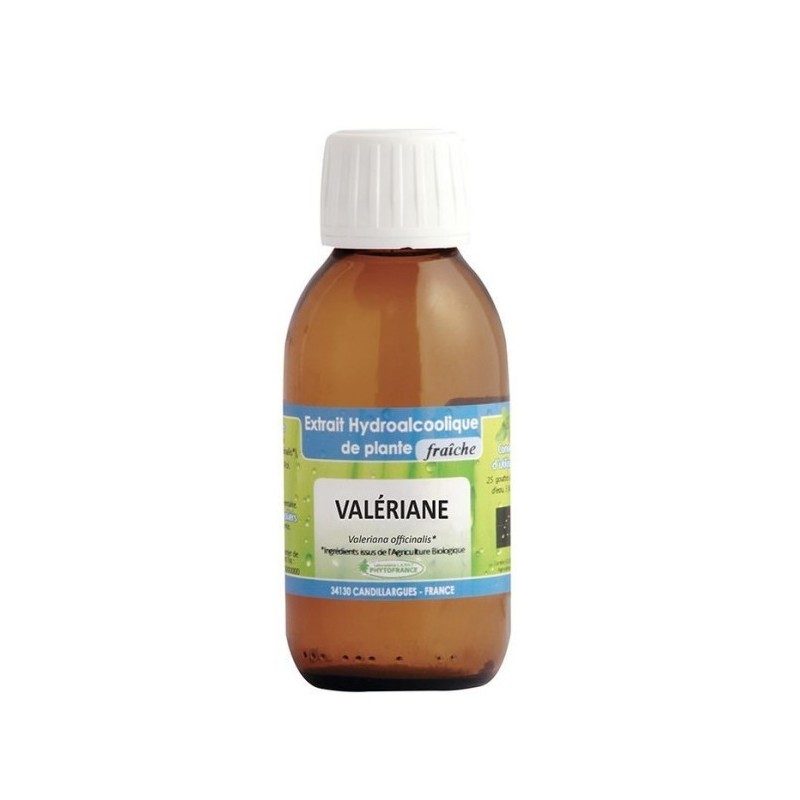 Extrait hydroalcoolique Valériane Officinale BIO - 125ml Extrait hydroalcoolique Valériane Officinale BIO - 125ml