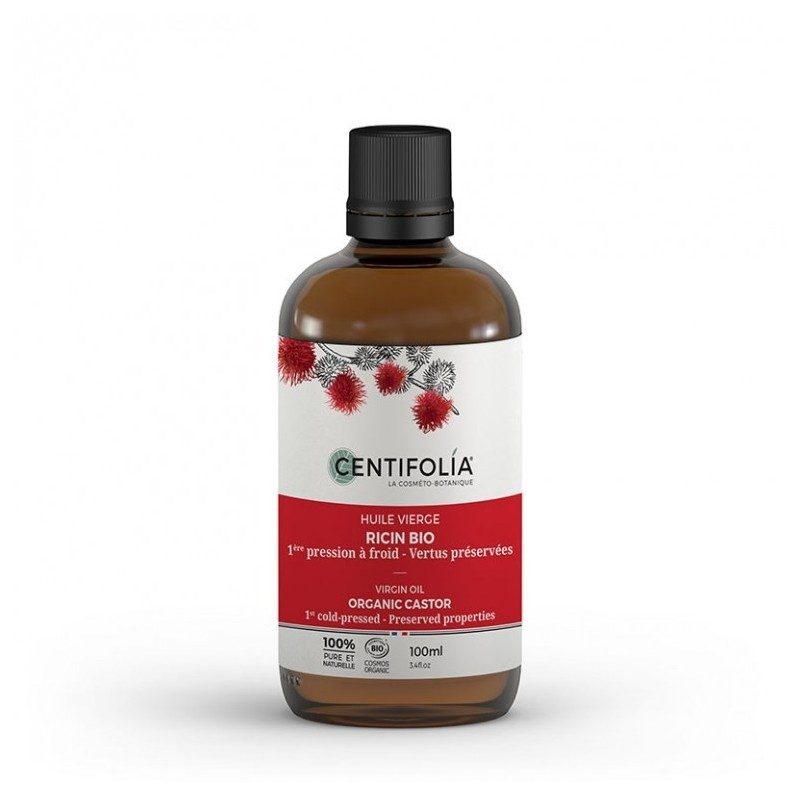 Huile de RICIN végétale vierge biologique - 100 mL - Centifolia Huile de RICIN végétale vierge biologique - 100 mL - Centifolia