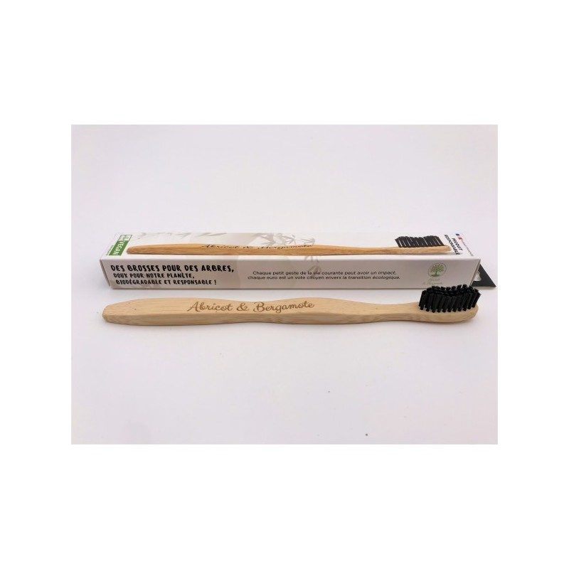 Brosse à dents en bambou biodégradable Brosse à dents en bambou biodégradable