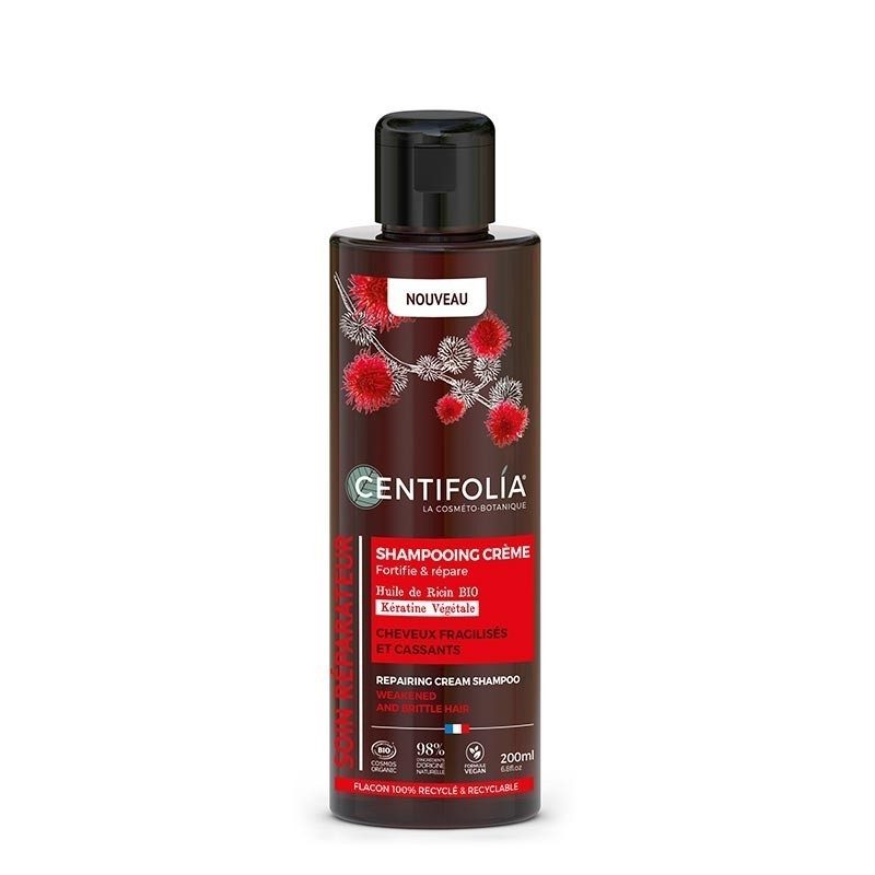 Shampooing crème réparateur 200ml - Centifolia Shampooing crème réparateur 200ml - Centifolia