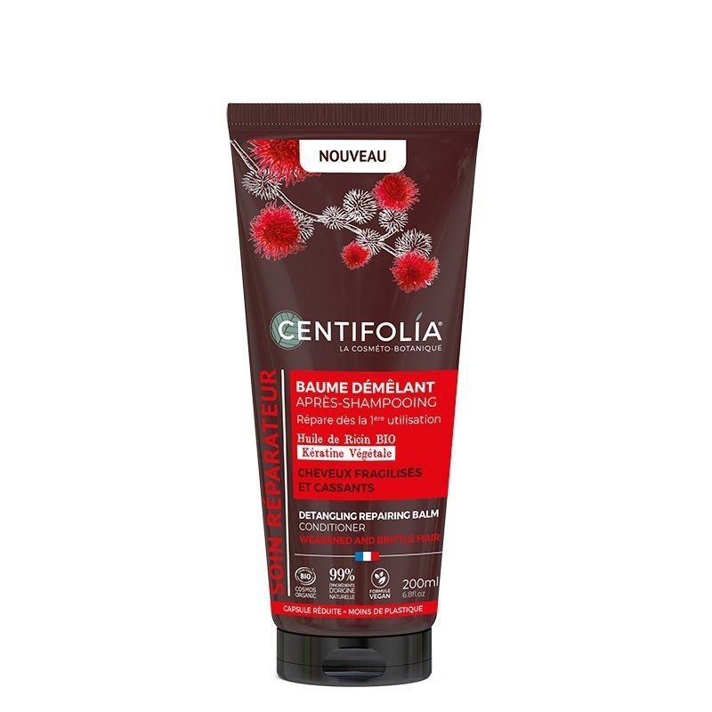Baume démêlant réparateur après-shampooing 200 ml - Centifolia Baume démêlant réparateur après-shampooing 200 ml - Centifolia
