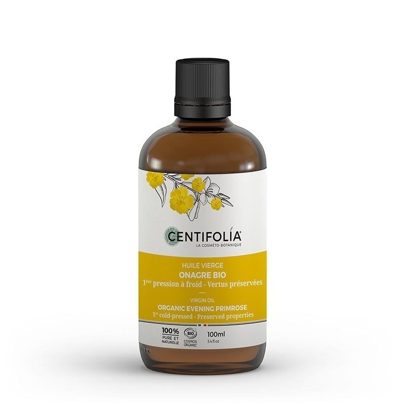 Huile vierge d'Onagre BIO 100ml - Centifolia Huile vierge d'Onagre BIO 100ml - Centifolia