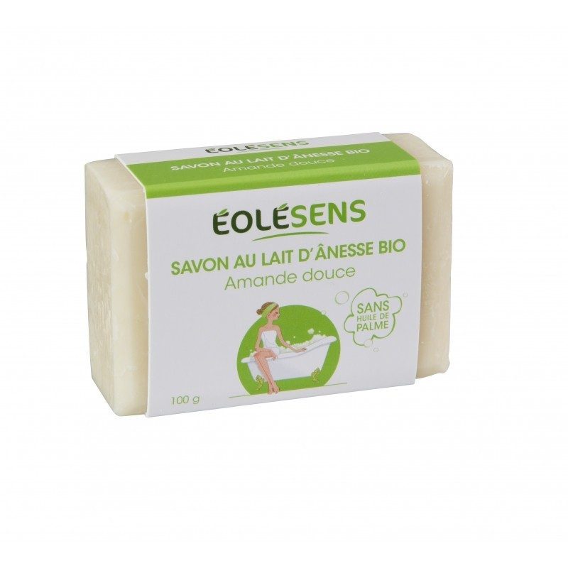Savon au Lait d'ânesse et amande douce - 100g Savon au Lait d'ânesse et amande douce - 100g