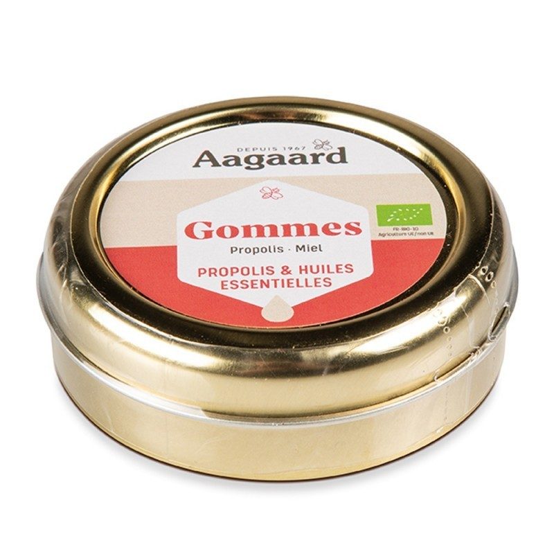 Gommes Miel et Propolis 45g - Aagaard Gommes Miel et Propolis 45g - Aagaard