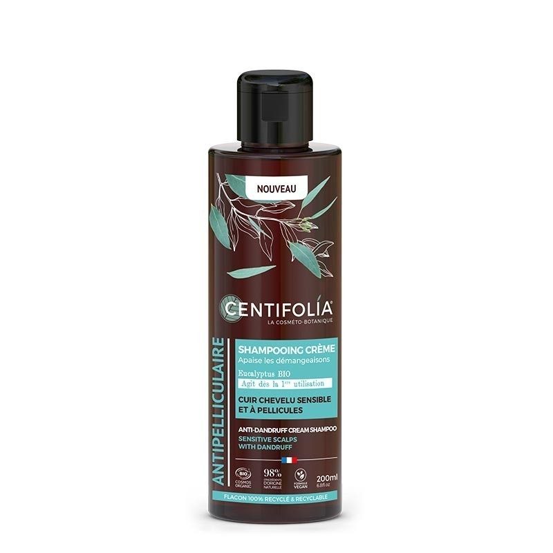 Shampooing crème antipelliculaire 200ml - Centifolia Shampooing crème antipelliculaire 200ml - Centifolia