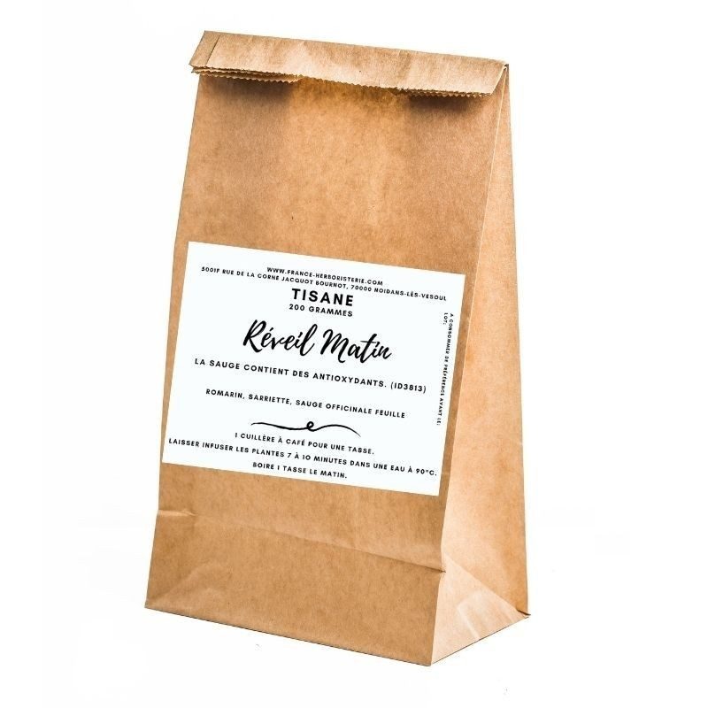 Tisane réveil matin paquet de 200 grs Tisane réveil matin paquet de 200 grs