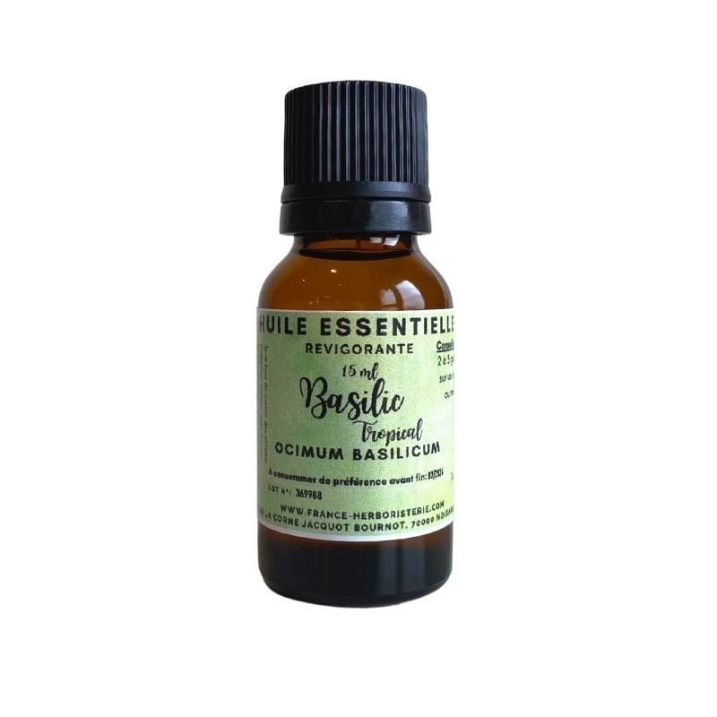 ESSENTIELLES ÖL BASILIKUM Ocimum basilicum 15 ml