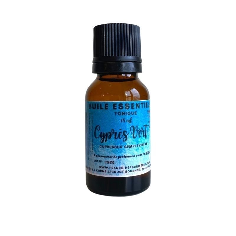 HUILE ESSENTIELLE CYPRES Cupressus sempervirens 15 ml. HUILE ESSENTIELLE CYPRES Cupressus sempervirens 15 ml.