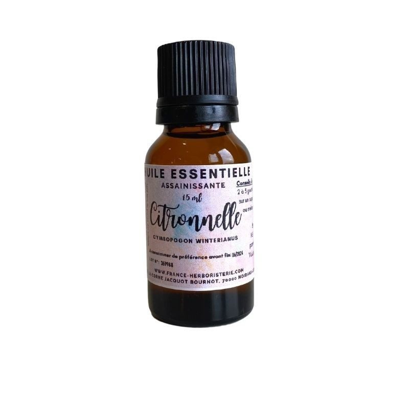 ESSENTIELLES ZITRONENÖL Cymbopogon winterianus 15 ml.