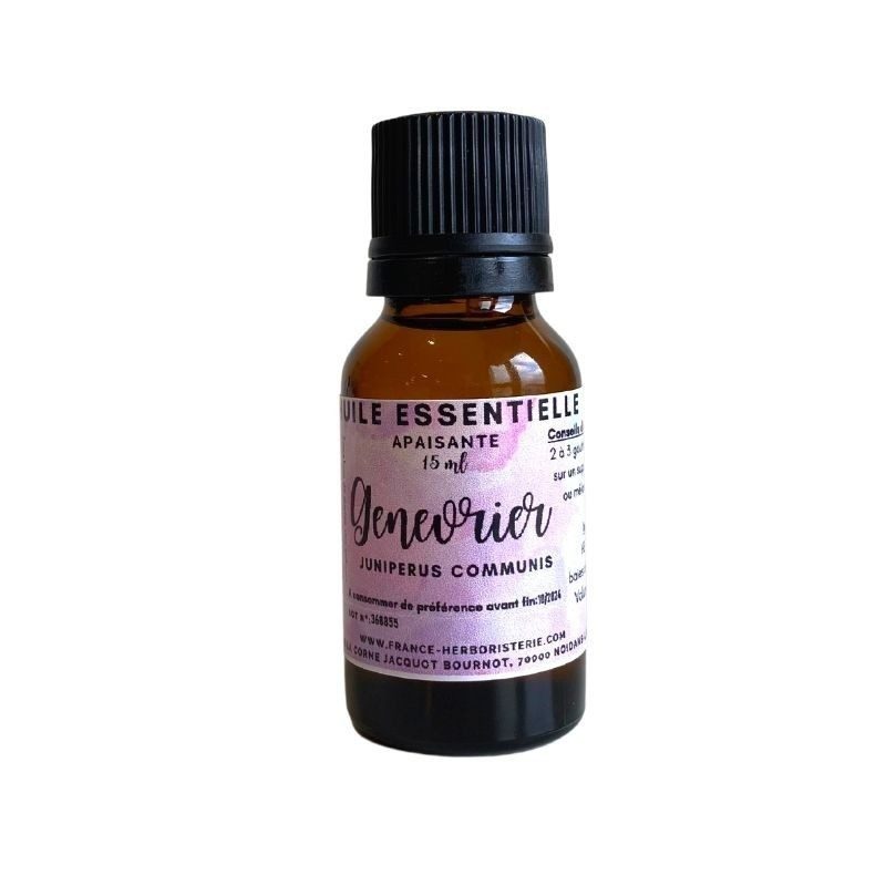 HUILE ESSENTIELLE GENEVRIER Juniperus communis 15 ml. HUILE ESSENTIELLE GENEVRIER Juniperus communis 15 ml.