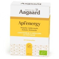 Api Energy 10 Ampullen Propolis, Gelée Royale, Acerola, Echinacea - - Aagaard
