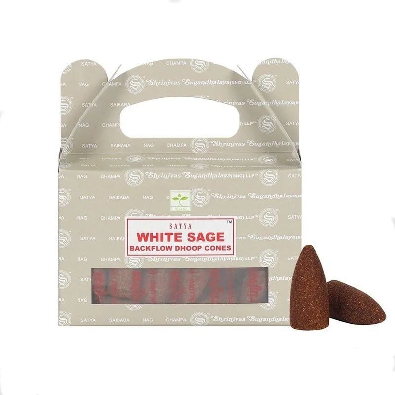 SAUGE BLANCHE encens 24 cônes SAUGE BLANCHE encens 24 cônes