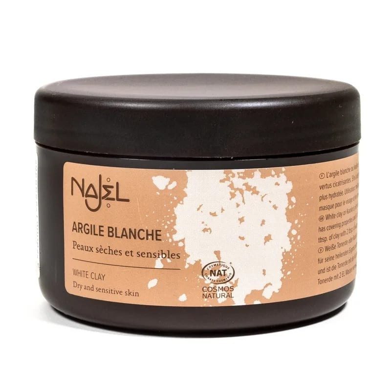 Argile Blanche - Pot de 90 grammes Najel Argile Blanche - Pot de 90 grammes Najel
