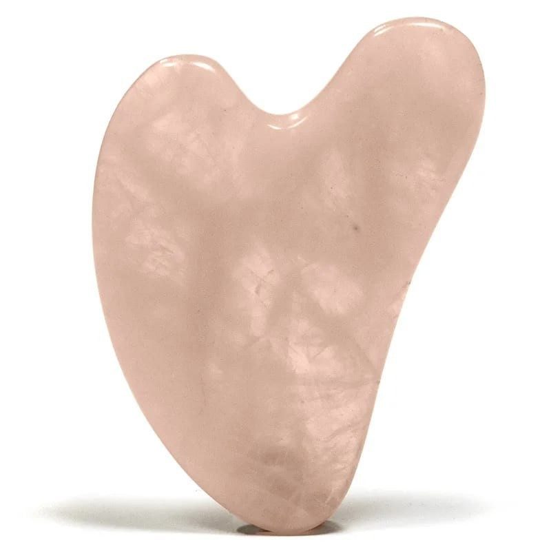 Pierre de massage Gua Sha - Quartz Rose Pierre de massage Gua Sha - Quartz Rose